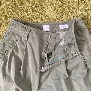 high waisted wide leg cropped pants